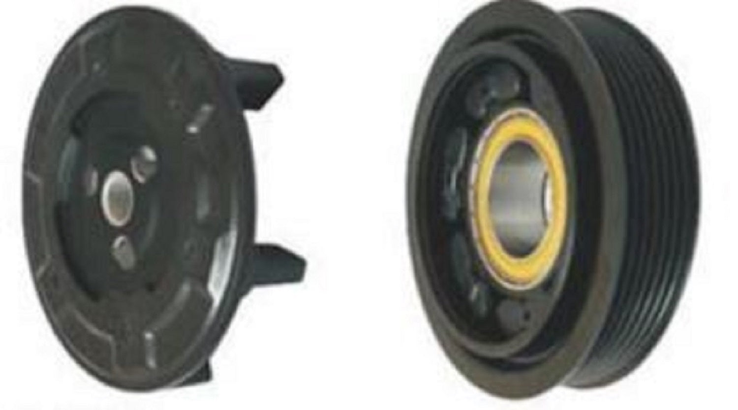 AC Compressor Clutch pulley 6PK For Audi 3.0 6SEU14C